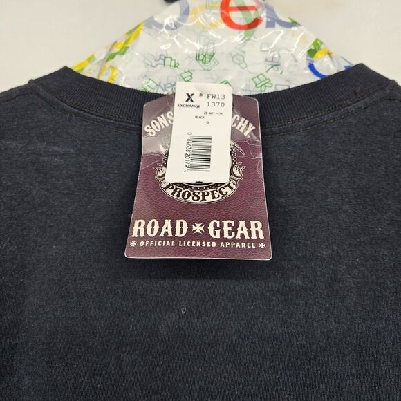 Sons Of Anarchy Shirt Mens XL Black Men Of Mayhem Motorcycle Club SOA Tee - Picture 6 of 12